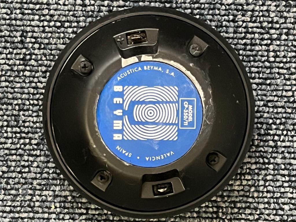 Beyma CP 350 Ti driver, Audio, Tv en Foto, Luidsprekers, Front, Rear of Stereo speakers, Minder dan 60 watt, Overige merken, Ophalen of Verzenden