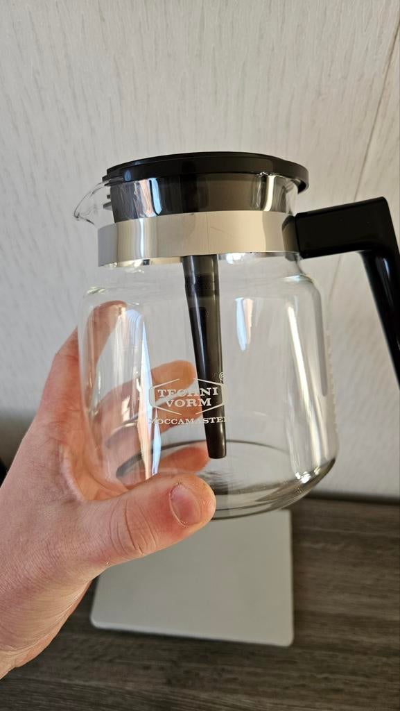 1 Koffiepot voor een DE Excellent-10S De Luxe koffie appa, Ophalen, Gebruikt, Glas, Pot, Bus of Blik