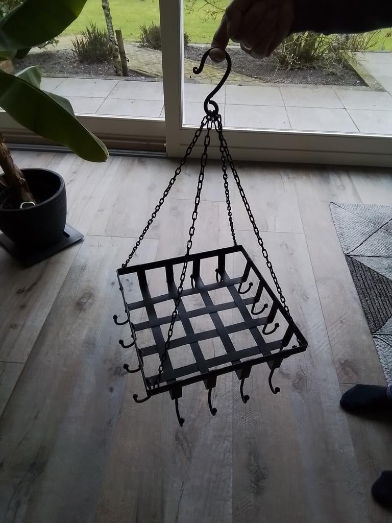 Metalen hangmand met ketting, Ophalen, Gebruikt
