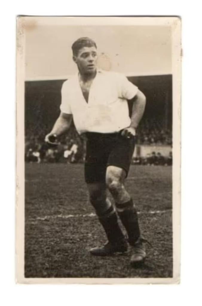 Voetbalplaatje Frans Hogenbirk Be Quick Groningen 1936., Ophalen of Verzenden, Zo goed als nieuw