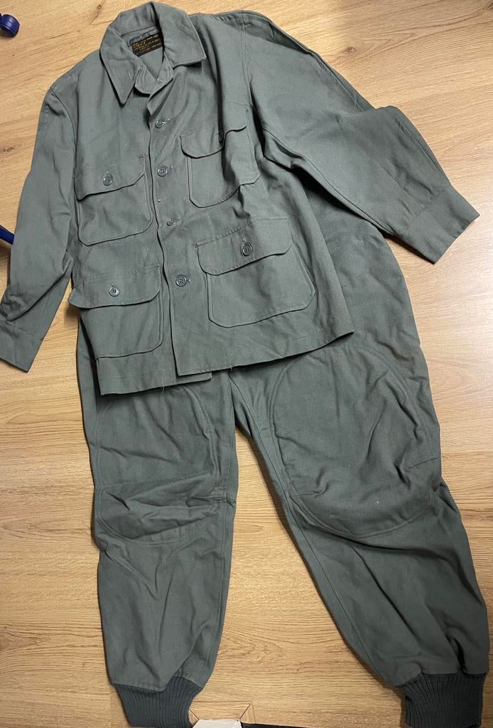 Usaf shirt A-1B en broek E-1B piloten pak, Ophalen of Verzenden, Luchtmacht, Amerika, Kleding of Schoenen