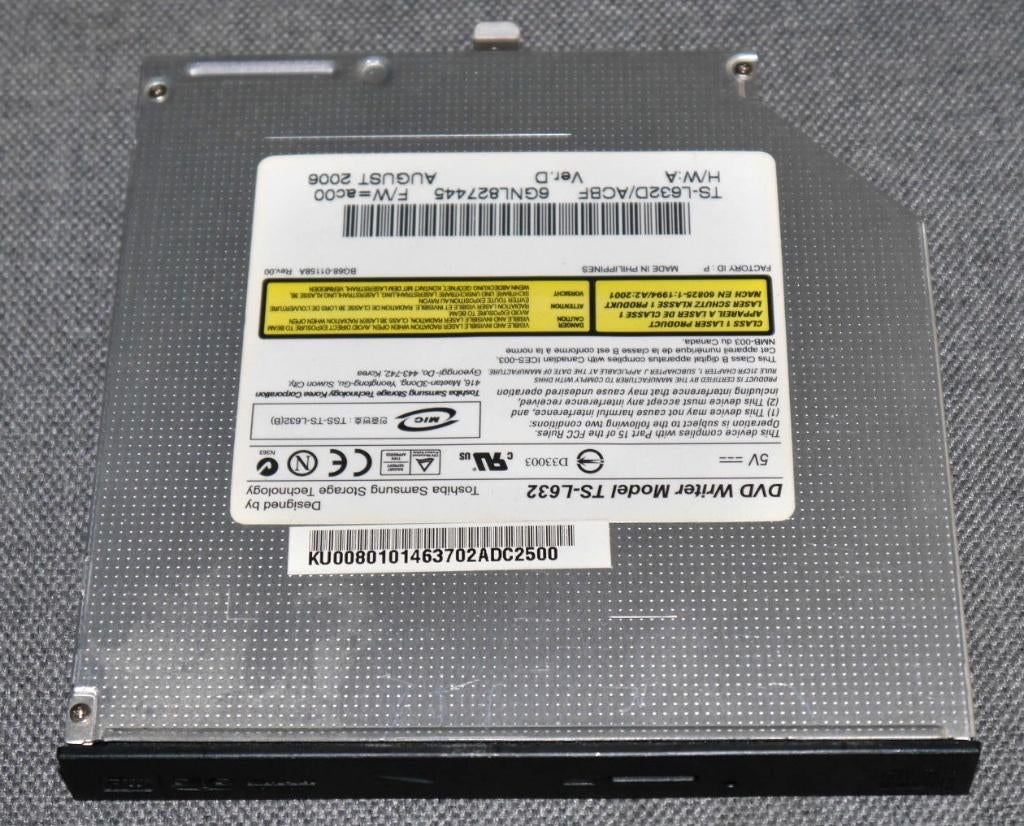 Toshiba LightScribe DVD R/W drive TS-L632, Computers en Software, Optische drives, Gebruikt, Intern, Cd, Dvd, Ophalen of Verzenden