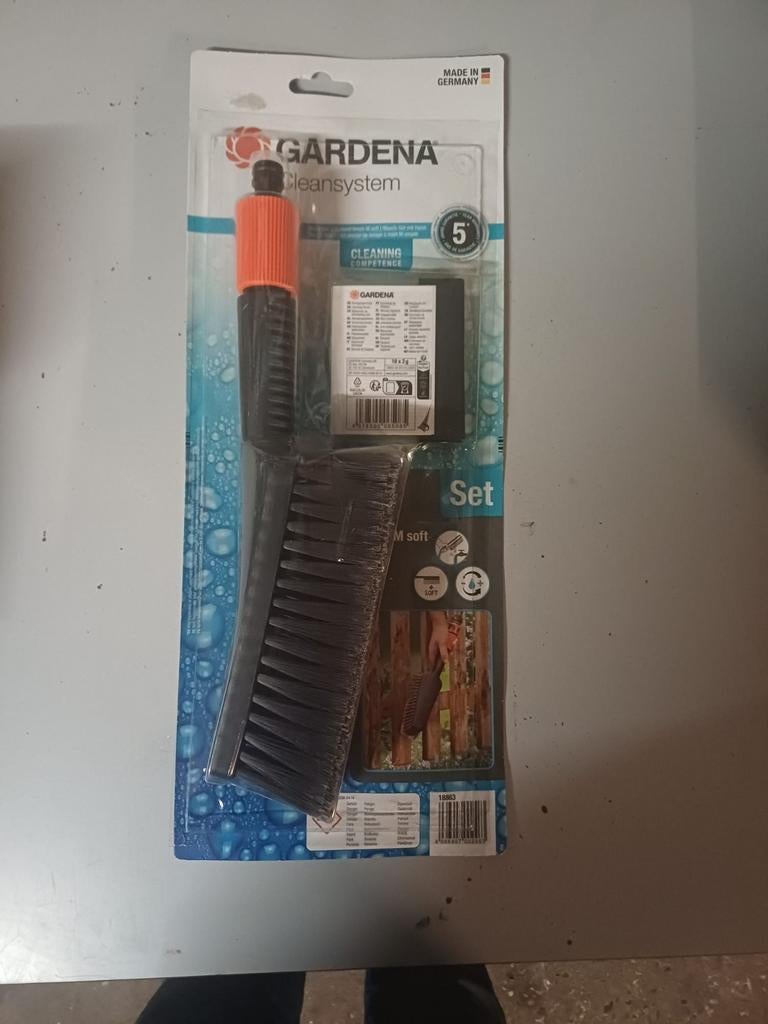 Wasborstel gardena nieuw, Ophalen of Verzenden