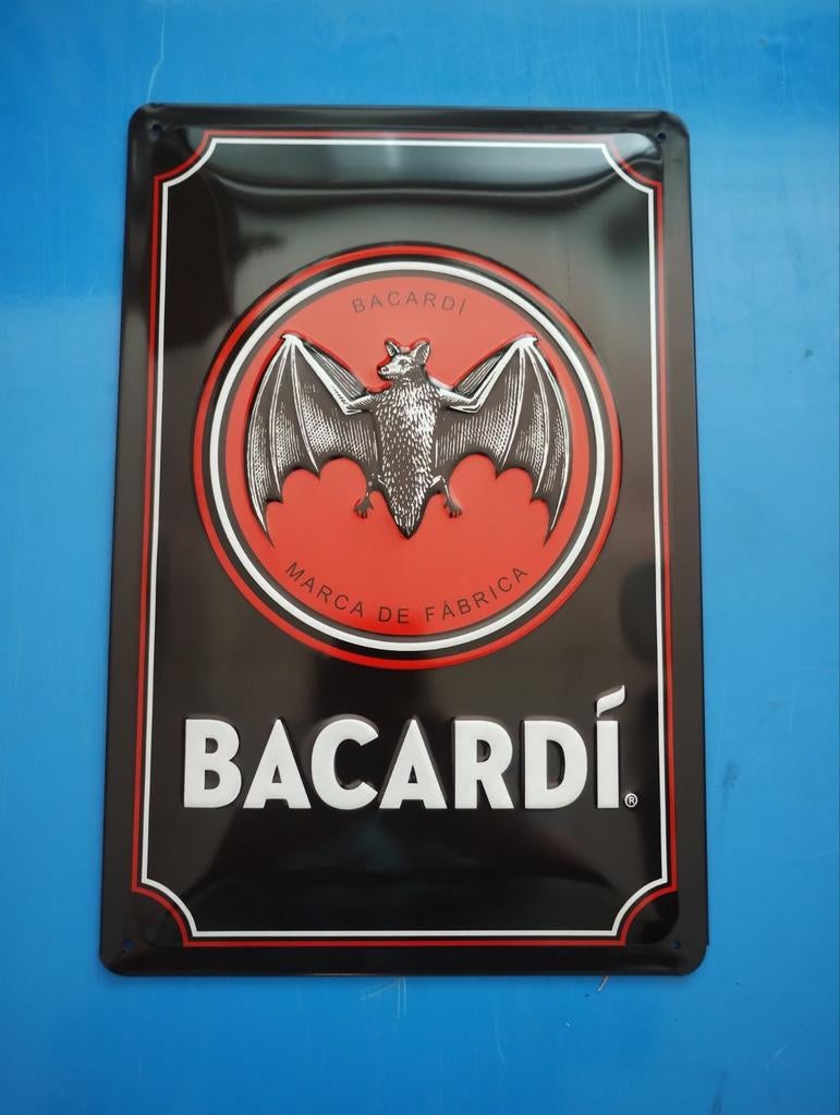 Bacardi Rum reclamebord, Ophalen of Verzenden, Nieuw, Reclamebord