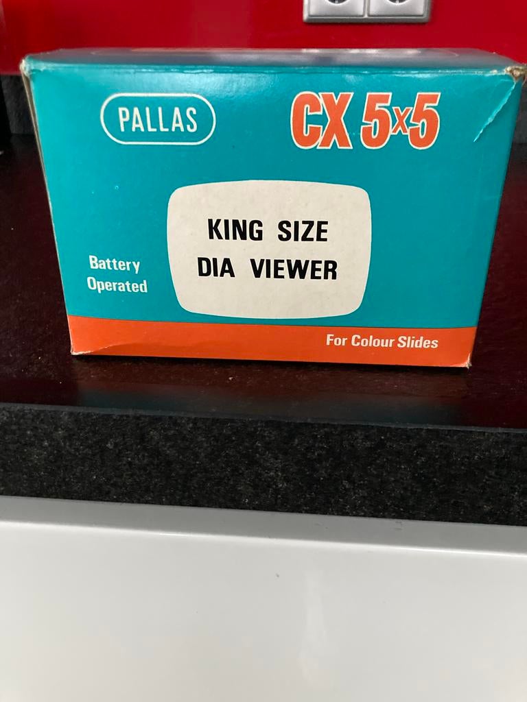 Pallas CX 5x5 King Size Dia Viewer voor Kleurenslides, Ophalen of Verzenden, Zo goed als nieuw