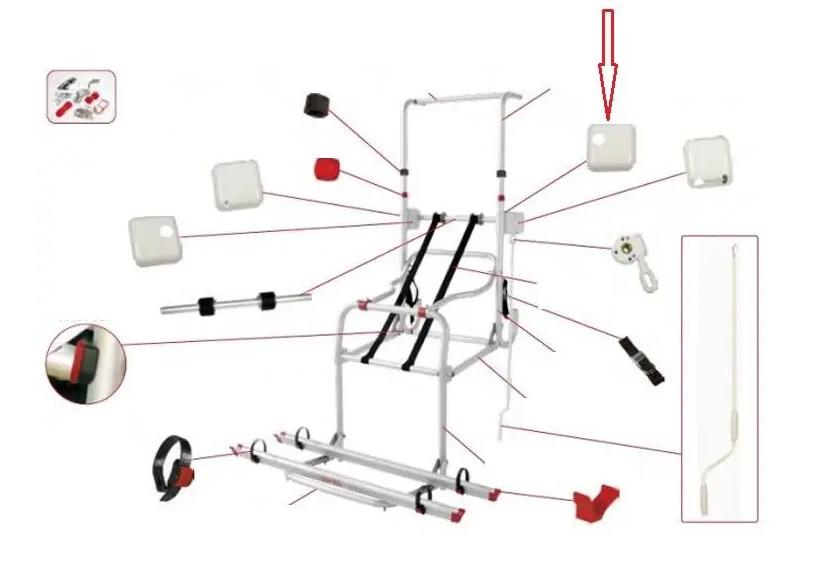 Fiamma Right inside cover Lift 77 98656-162, Buurserstraat 15 A, 7481 EG,Haaksbergen, Ophalen of Verzenden, Info@123CamperOnderdelen.nl