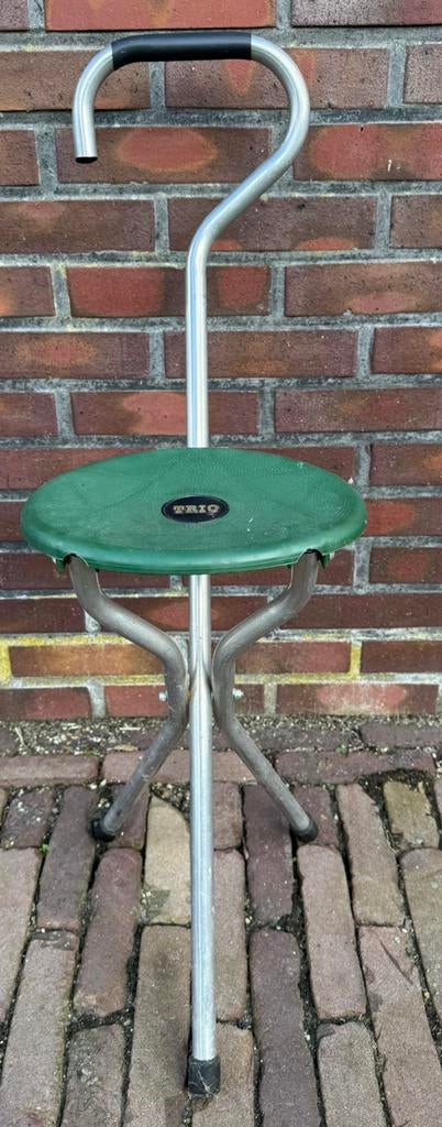 Linden Leisure Trio Popular wandelstok met zitje, Diversen, Wandelstokken, Ophalen of Verzenden, Opvouwbaar, Gebruikt
