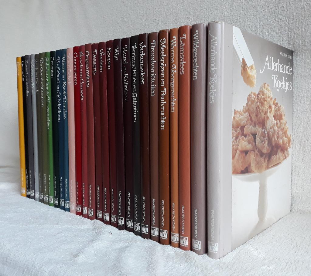 Complete serie (27x) TIME - LIFE kookboeken Praktisch Koken, Boeken, Ophalen, Zo goed als nieuw