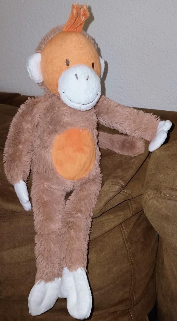 Happy horse oranje bruine aap Dollie van de blokker., Kinderen en Baby's, Speelgoed | Knuffels en Pluche, Ophalen of Verzenden