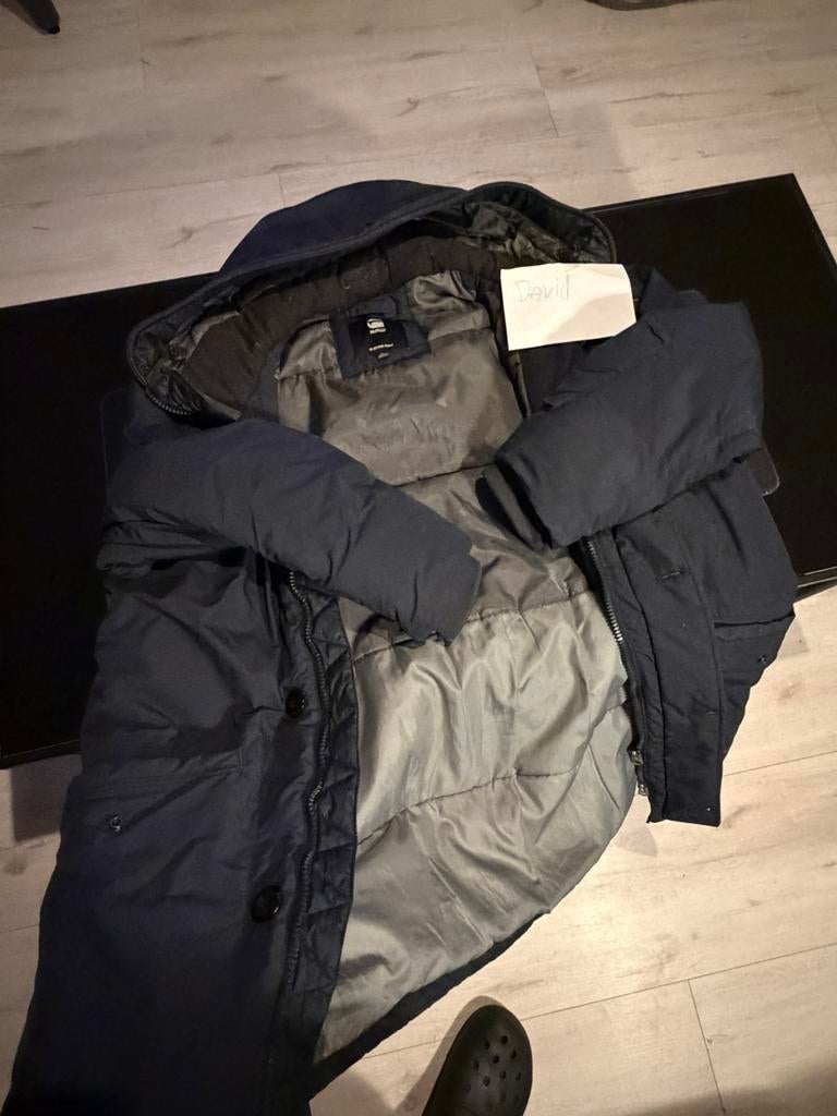 G-Star RAW jas, Kleding | Heren, Jassen | Winter, Ophalen of Verzenden, Zo goed als nieuw, Zwart