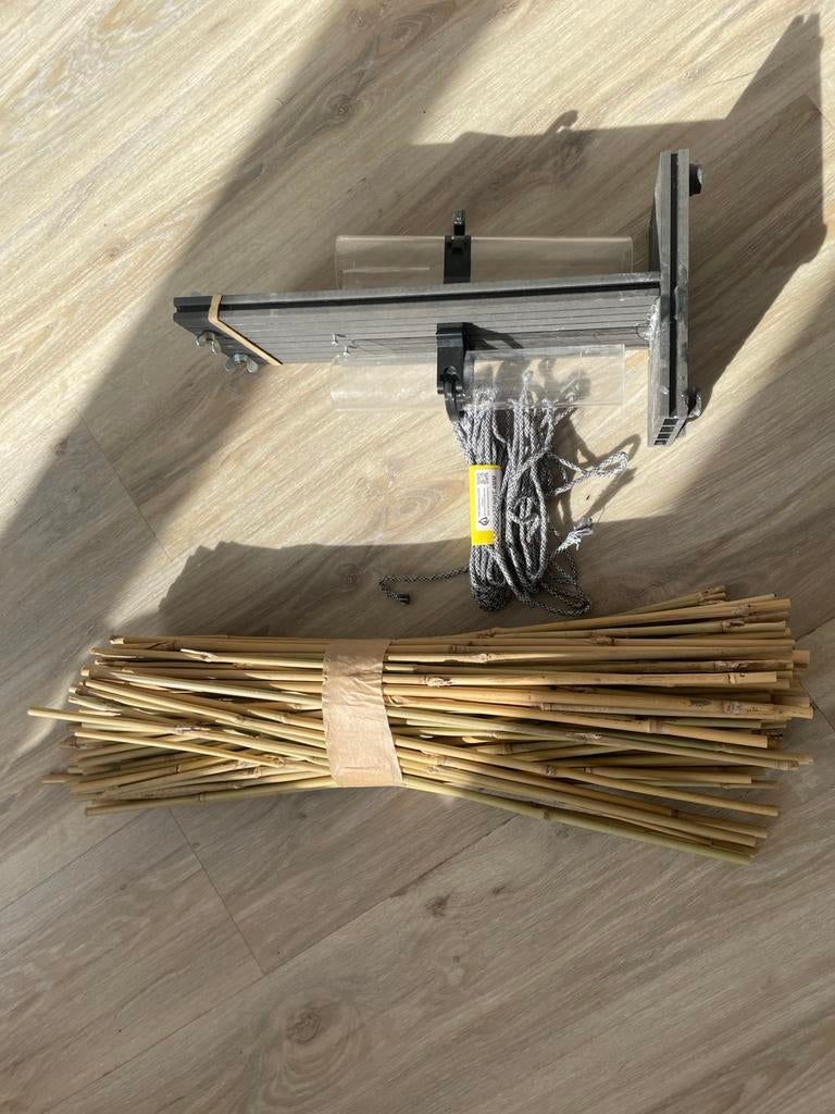 Dubbele gietmal voor fakkels + bamboe stokken, Ophalen of Verzenden, Zo goed als nieuw