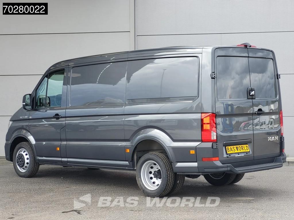 MAN TGE 5.160 Uniek! Dubbellucht 2025-Model Automaat L3H2 La, Auto's, Automaat, Stof, Euro 6, 4 cilinders