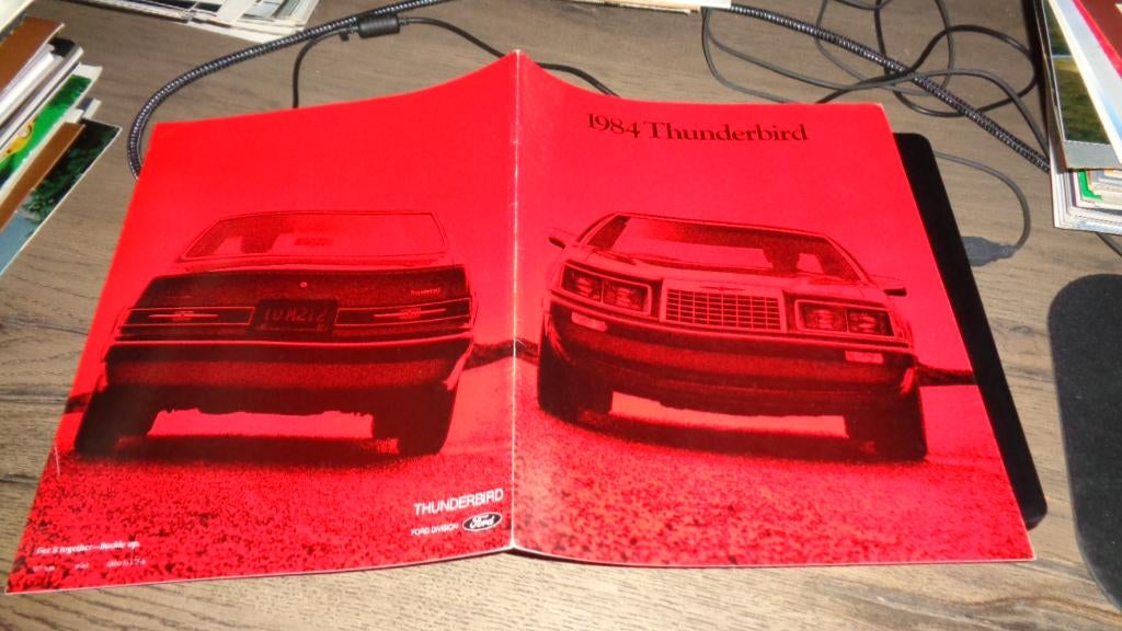 USA Folder FORD THUNDERBIRD  1984, Verzenden, Zo goed als nieuw, Ford