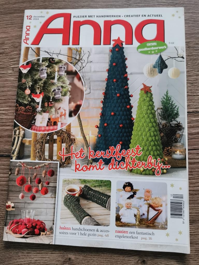 49 .. Anna handwerken dec 2014, Ophalen of Verzenden, Nieuw, Breien, Patroon of Boek