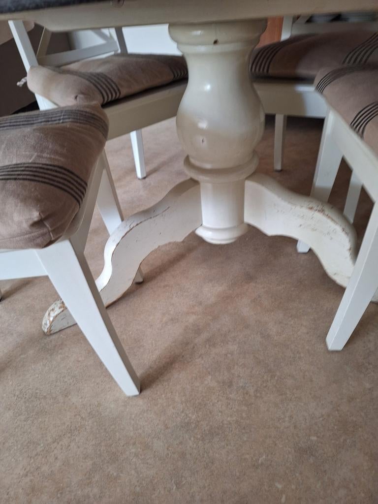 Gezellige eethoek, Gebruikt, Rond, Ophalen of Verzenden, Landelijk