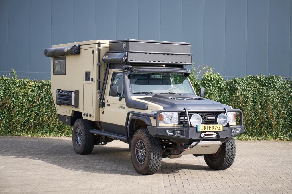 Toyota LandCruiser V6 GRJ79 Msafiri Expeditie Camper, Auto's, Toyota, 290 pk, Euro 6, Leder en Stof, Beige