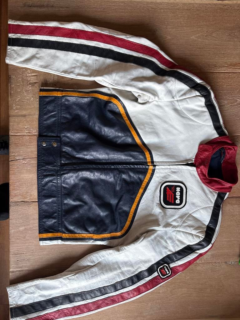 Nava Motorjack Leer - Vintage Stijl, Ophalen of Verzenden, Tweedehands, Heren, Jas | leer