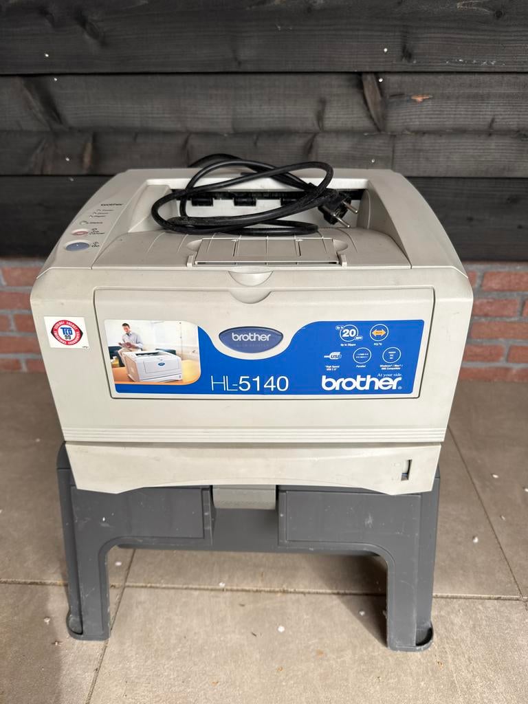 Brother HL-5140 Laserprinter - Zwart-wit, Ophalen, Zwart-en-wit printen, Gebruikt, Printer