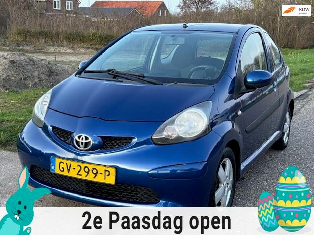 Toyota Aygo 1.0-12V 3-Drs Airco Audio/Apple Carplay Electric, Voorwielaandrijving, Stof, Gebruikt, Zwart