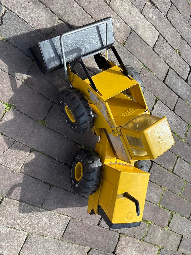 Tonka staal vintage bulldozer, Ophalen of Verzenden, Gebruikt