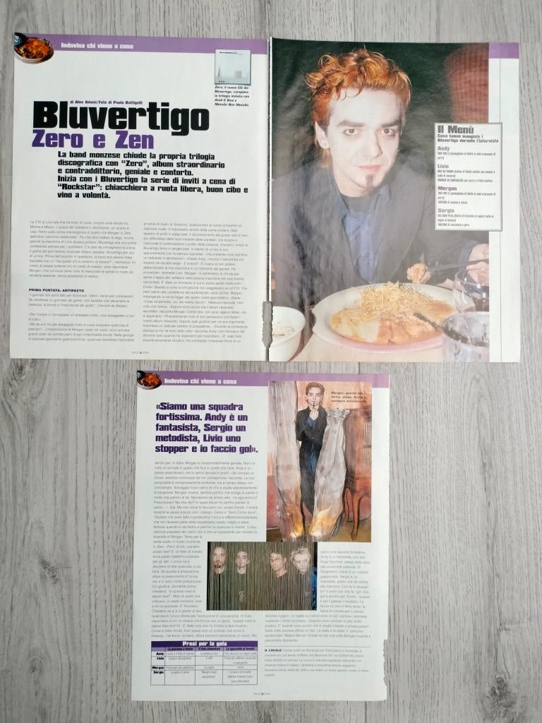 Bluvertigo magazine / tijdschrift artikelen, Verzenden, Zo goed als nieuw, Boek, Tijdschrift of Artikel