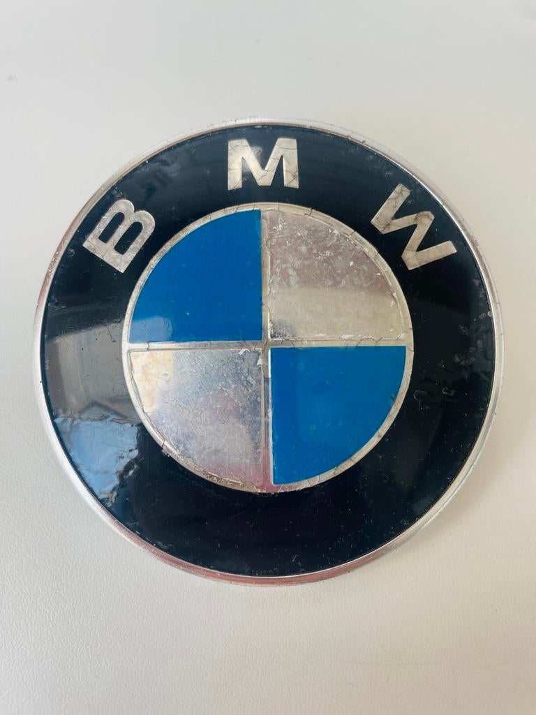 Vintage Metal BMW Embleem OEM 5114-1872324 Badge Logo 9838, Ophalen of Verzenden