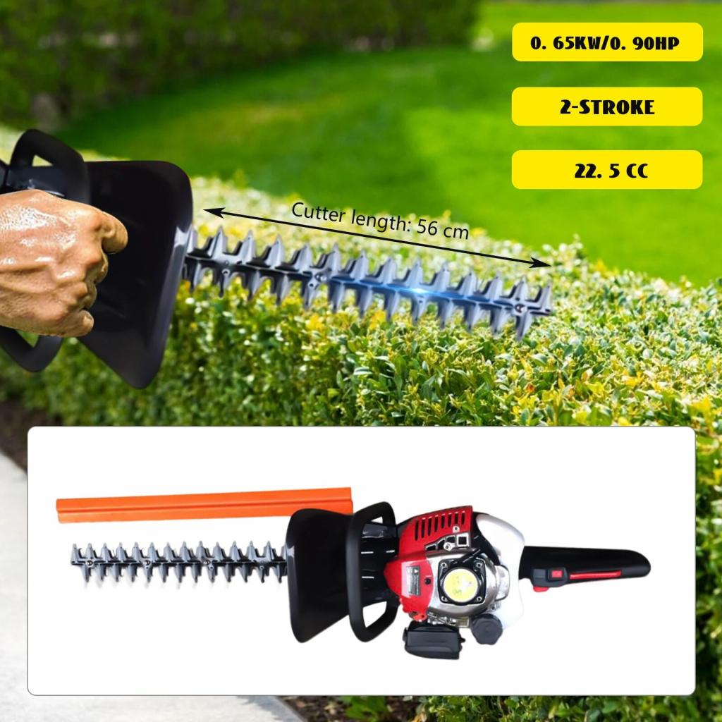 Dubbelbladige Heggenschaar - 2-takt motor, Tuin en Terras, Heggenscharen, Niet ingevuld, Benzine, Verzenden, Niet ingevuld