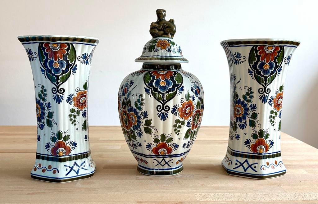 Kaststel vazen 3 stuks, Antiek en Kunst, Ophalen of Verzenden