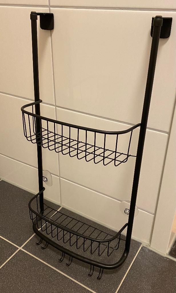 Doucherek ophangbaar zwart, Ophalen, Overige typen, 50 tot 100 cm, Zo goed als nieuw