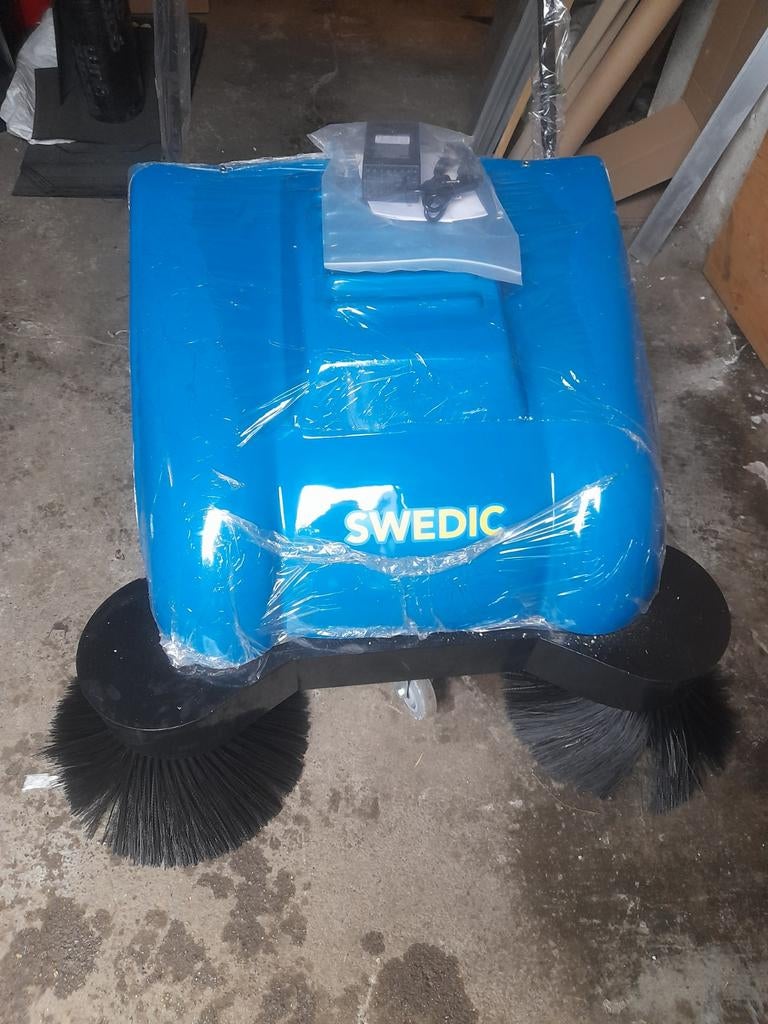 Elektrische veegmachine SWEDIC - Nieuw in verpakking, Tuin en Terras, Veegmachines, Ophalen of Verzenden, Nieuw, SWEDIC