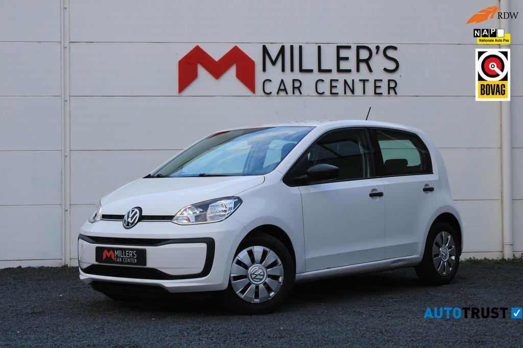 Volkswagen Up! 1.0 BMT move up! 1e eigenaar Airco Garantie, Voorwielaandrijving, Stof, Gebruikt, Met garantie (alle)