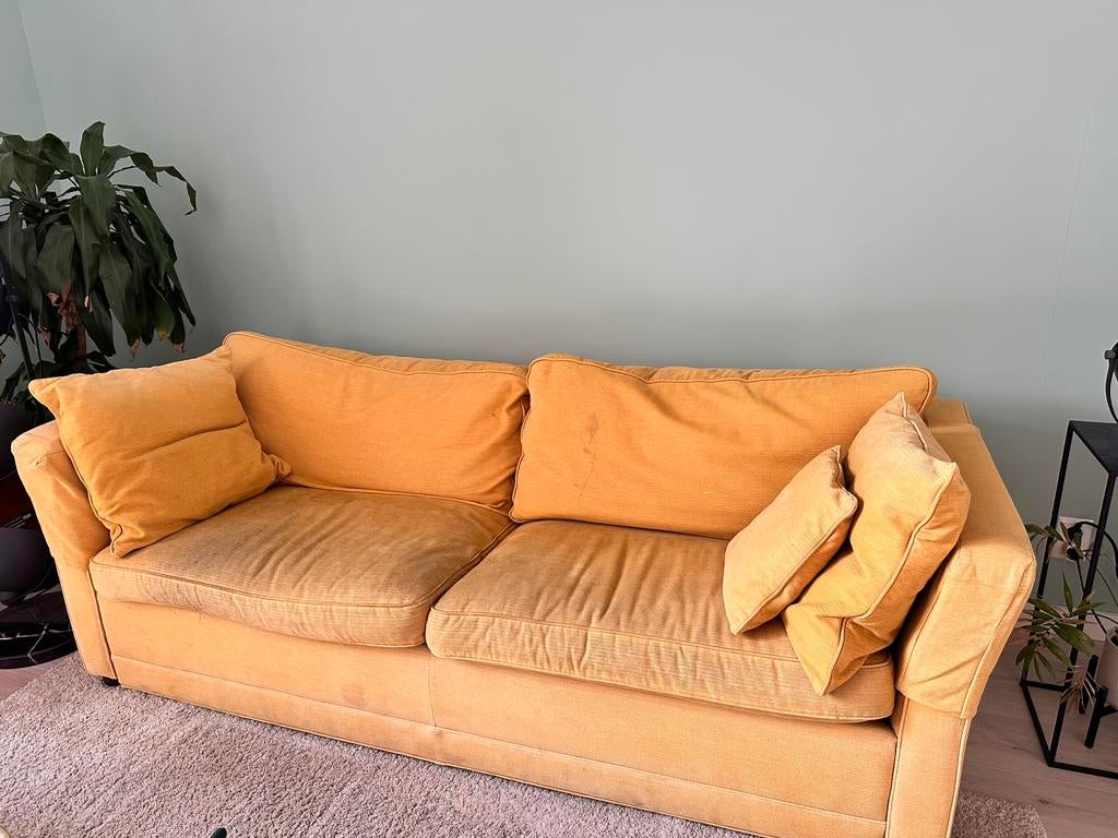 Bank gratis afhalen Delft, Huis en Inrichting, Ophalen, Gebruikt, Driepersoons, 75 tot 100 cm