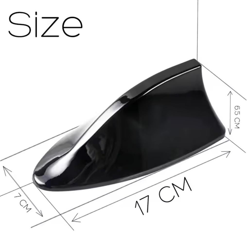 Zwarte haaienvin antenne met signaalontvangstchip, Ophalen of Verzenden, Nieuw, Universele onderdelen