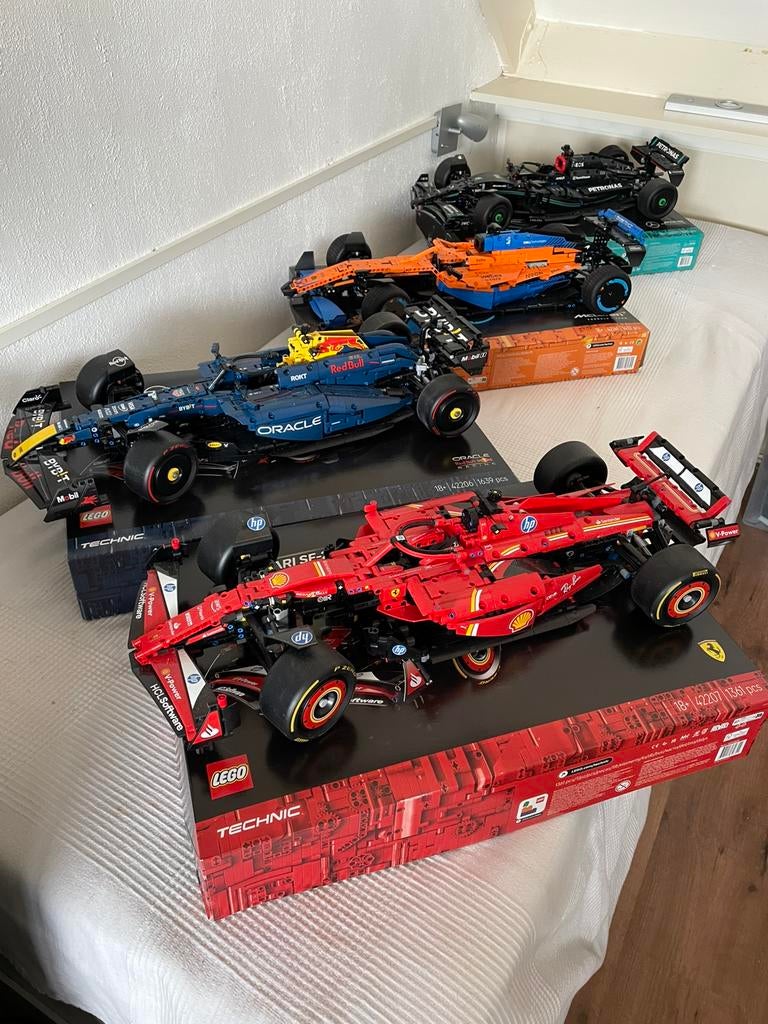 Lego combi 42206, 42207, 42171, 42141, Ophalen of Verzenden, Zo goed als nieuw