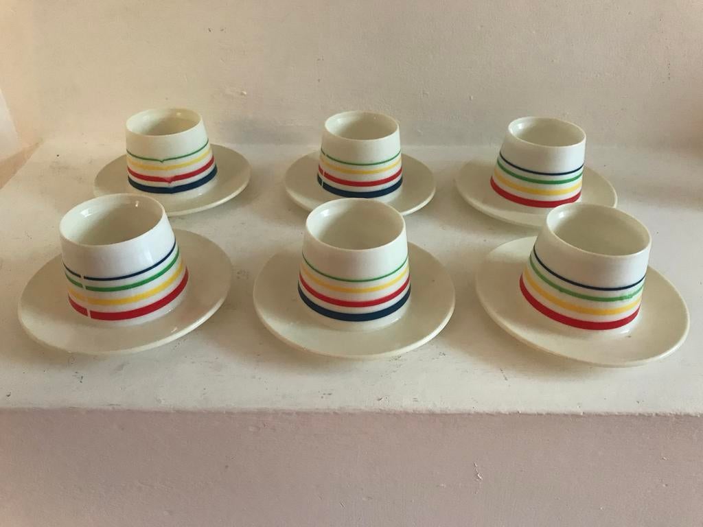 Eierdoppen vintage DBP België, Ophalen of Verzenden, Huis en Inrichting