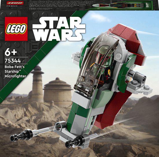 Lego set 75344 - Boba Fett’s starship microfighter (geseald), Star Wars, Nieuw, Ophalen of Verzenden, Complete set