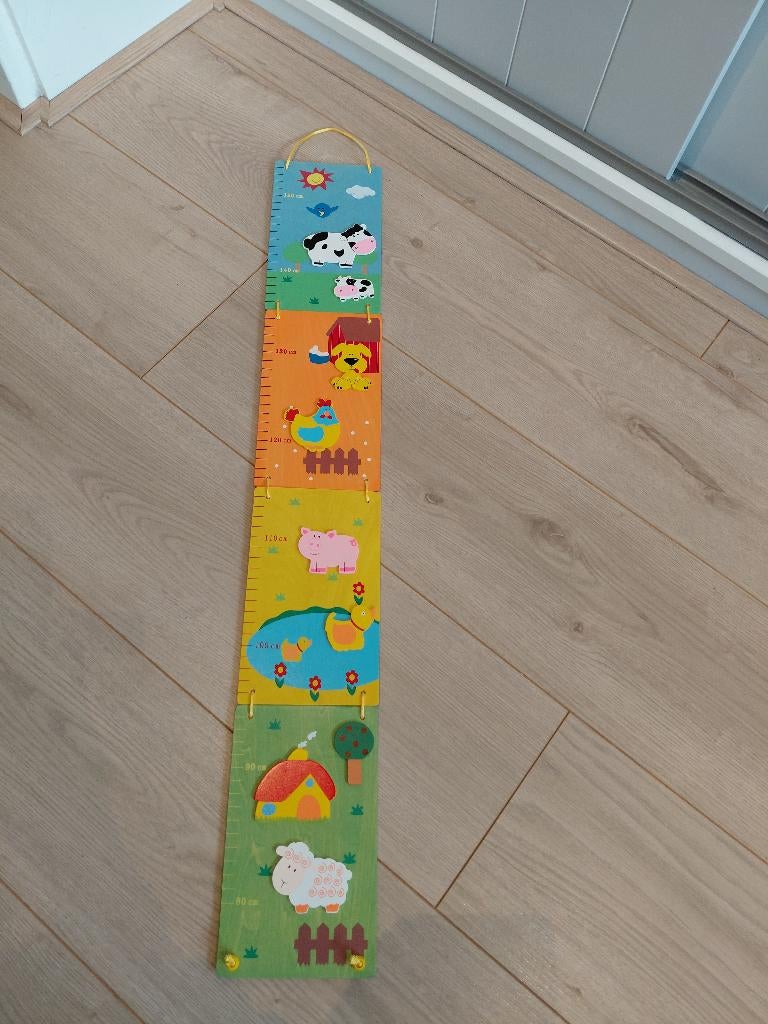 Houten groeimeter baby/kinderkamer, Ophalen of Verzenden, Zo goed als nieuw, Wanddecoratie
