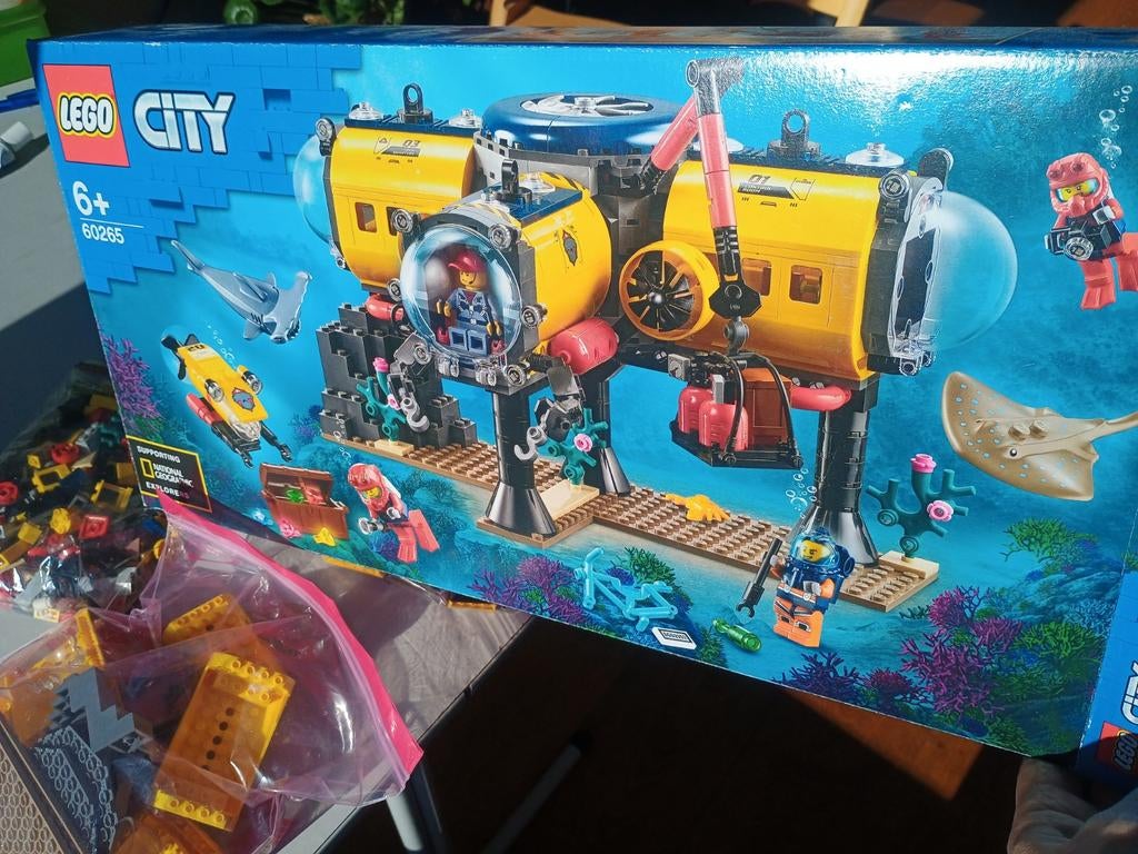 Lego onderwaterwereld nr. 60265 6+, Ophalen of Verzenden, Zo goed als nieuw, Complete set, Lego