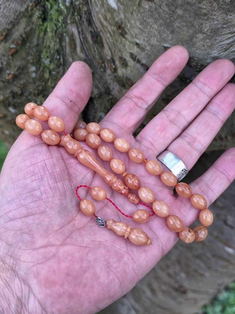 MURAT GOKTEPE KATALIN TESBIH 8x11,5 mm, Ophalen of Verzenden, Zo goed als nieuw, Kraal