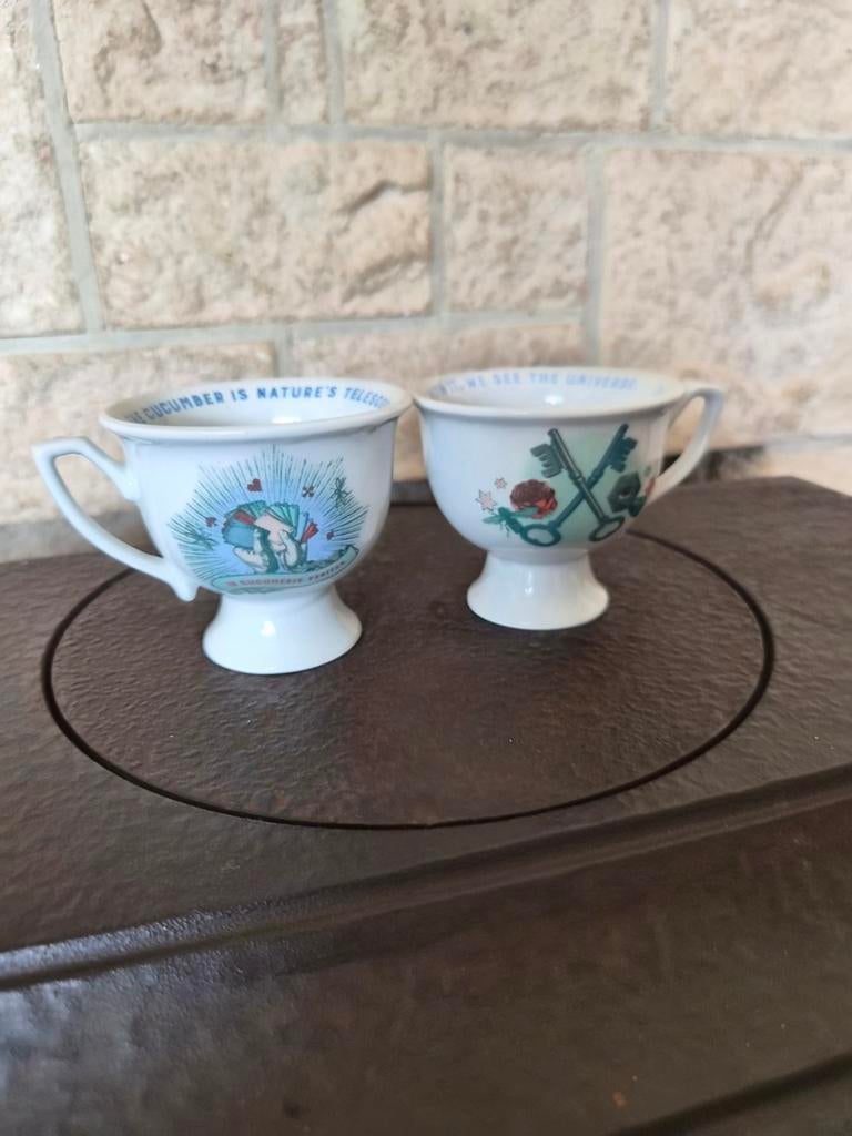 Vintage Hendrick's gin kopjes verzamelitem, Ophalen of Verzenden