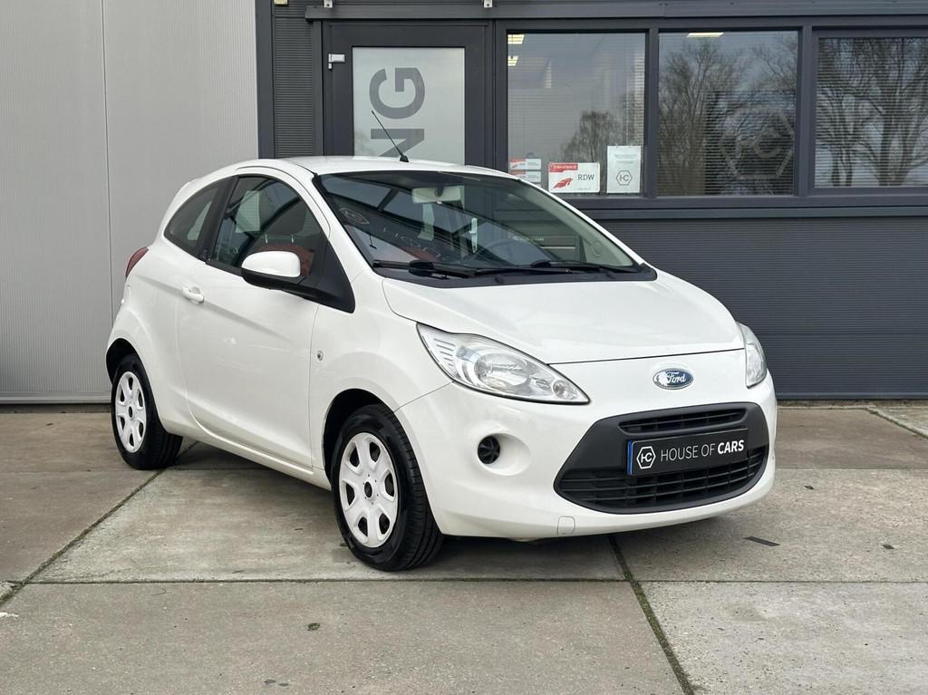 Ford Ka 1.2 Cool&Sound Airco Radio/CD/AUX NAP, Stof, Gebruikt, 4 cilinders, 4 stoelen