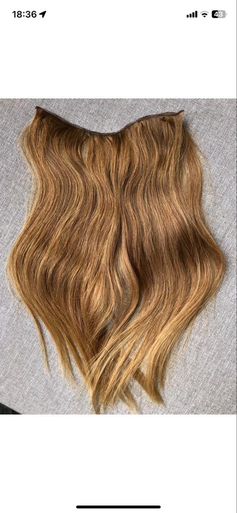 Haar extensions echt haar donker blond, Ophalen of Verzenden, Gebruikt, Pruik of Haarverlenging