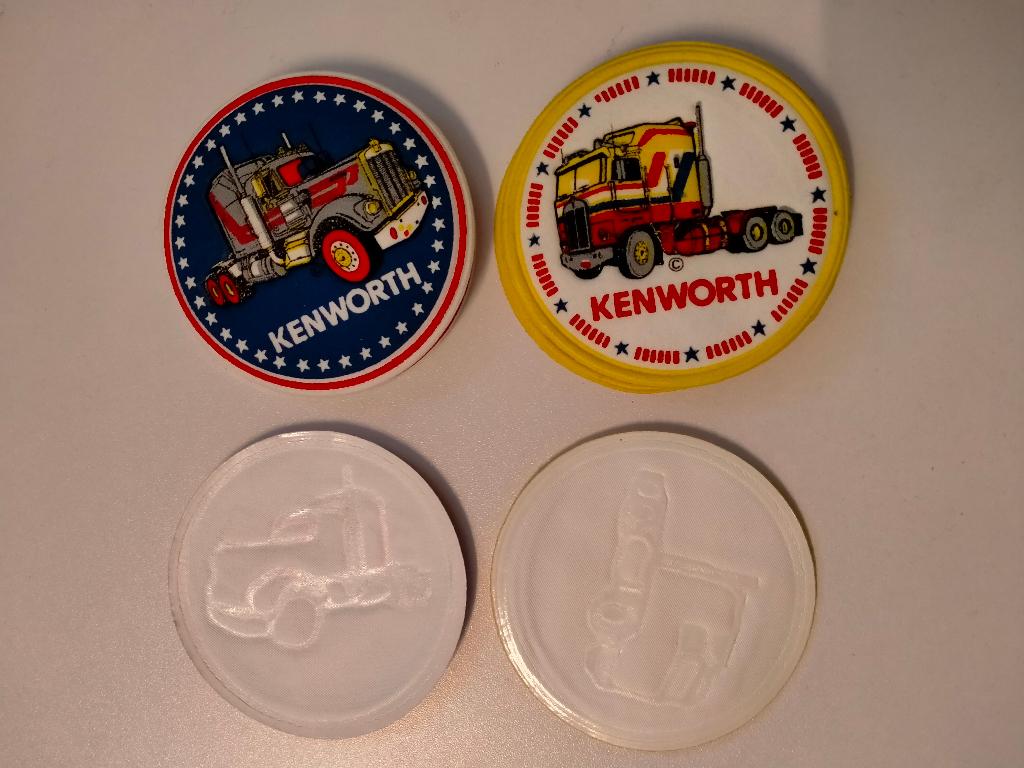 Kenworth trucker truck vrachtwagen patch kledingembleem, Ophalen of Verzenden, Nieuw, Auto's