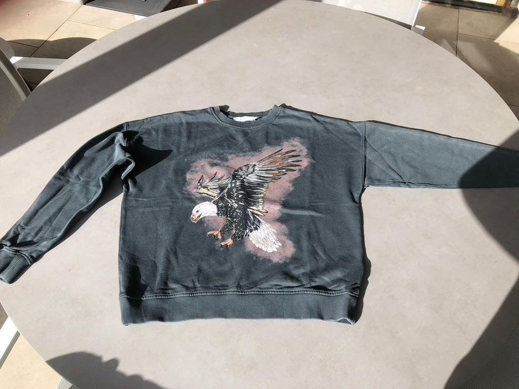 Grijze Costes sweater, maat S oversized, Kleding | Dames, Maat 38/40 (M), Verzenden, Zo goed als nieuw, Costes