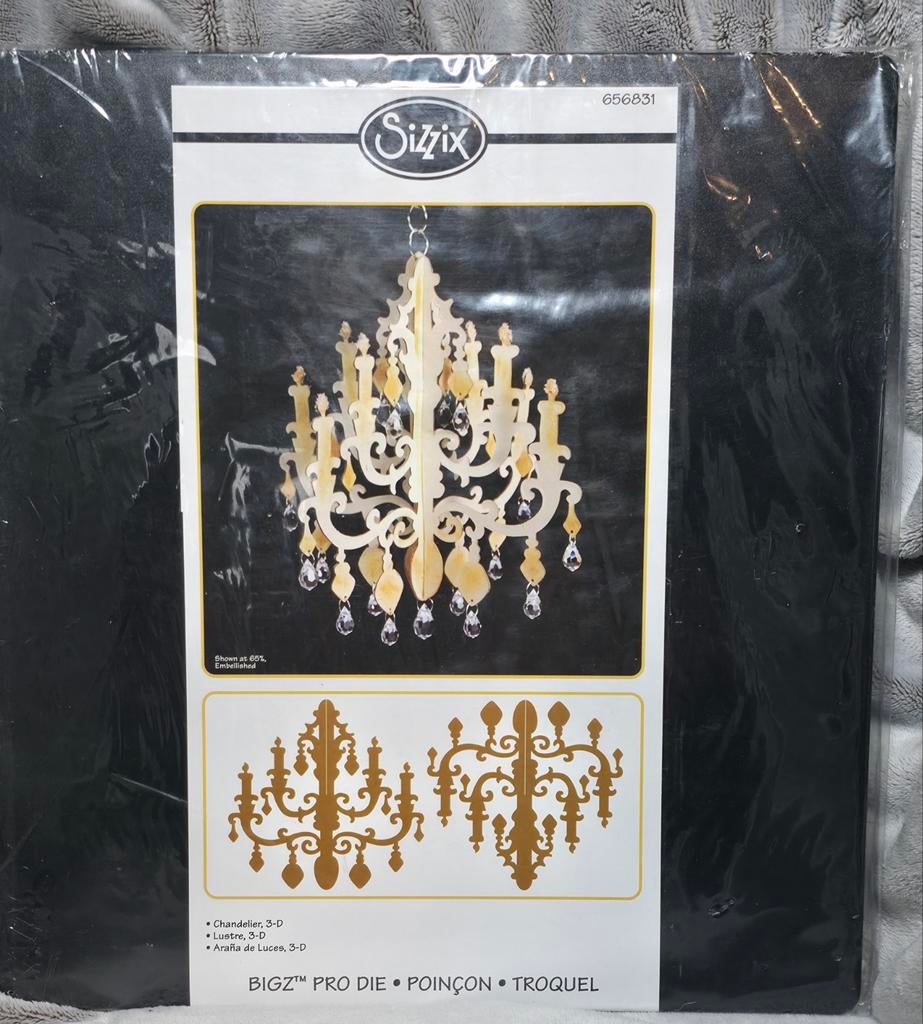 Sizzix Pro Bigz Die - Kroonluchter 3-D, Verzenden, Nieuw, Gereedschap of Toebehoren
