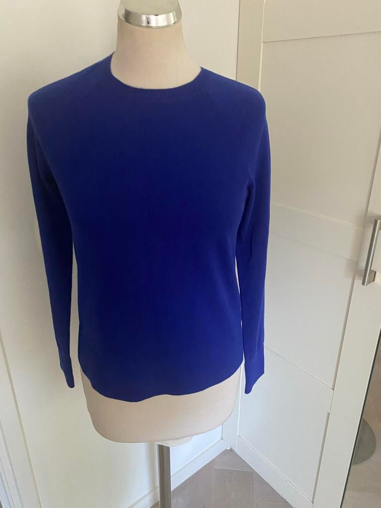 COS Blauwe Trui 100% Katoen - Maat S, Kleding | Dames, Truien en Vesten, Ophalen of Verzenden, Zo goed als nieuw, Maat 36 (S)
