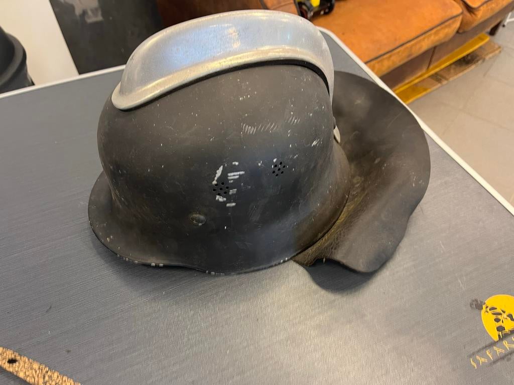 Vintage brandweerhelm, Ophalen, Gebruikt