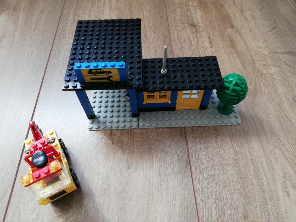 Lego garage met takelwagen set 6363, zonder instructieboekje, City, Lego, Ophalen of Verzenden, Zo goed als nieuw
