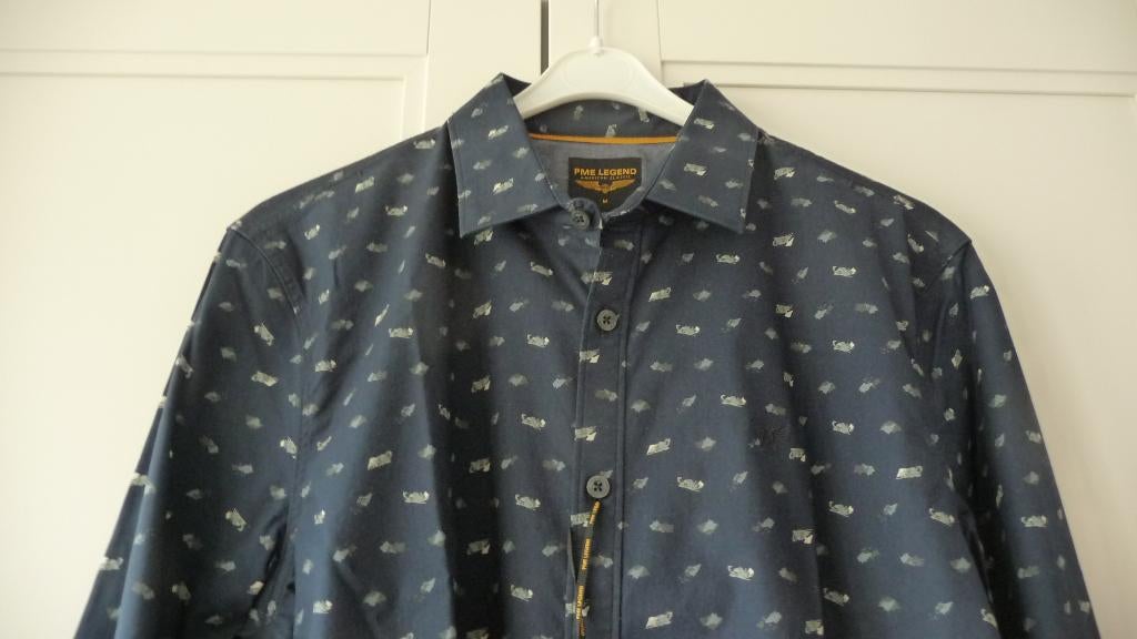 Overhemd PME Legend – M (Blauw), Kleding | Heren, Overhemden, Nieuw, Halswijdte 39/40 (M), Blauw, Ophalen of Verzenden