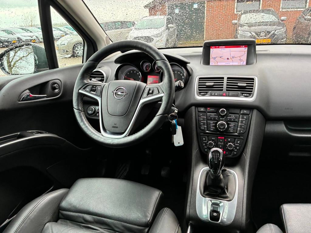 Opel Meriva 1.4 Turbo Cosmo | Leder + Cruise + Clima nu €, Auto's, Opel, Voorwielaandrijving, 4 cilinders, Stoelverwarming, Bedrijf